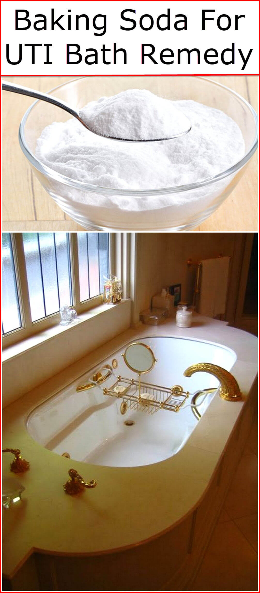 Baking Soda For UTI Bath Remedy