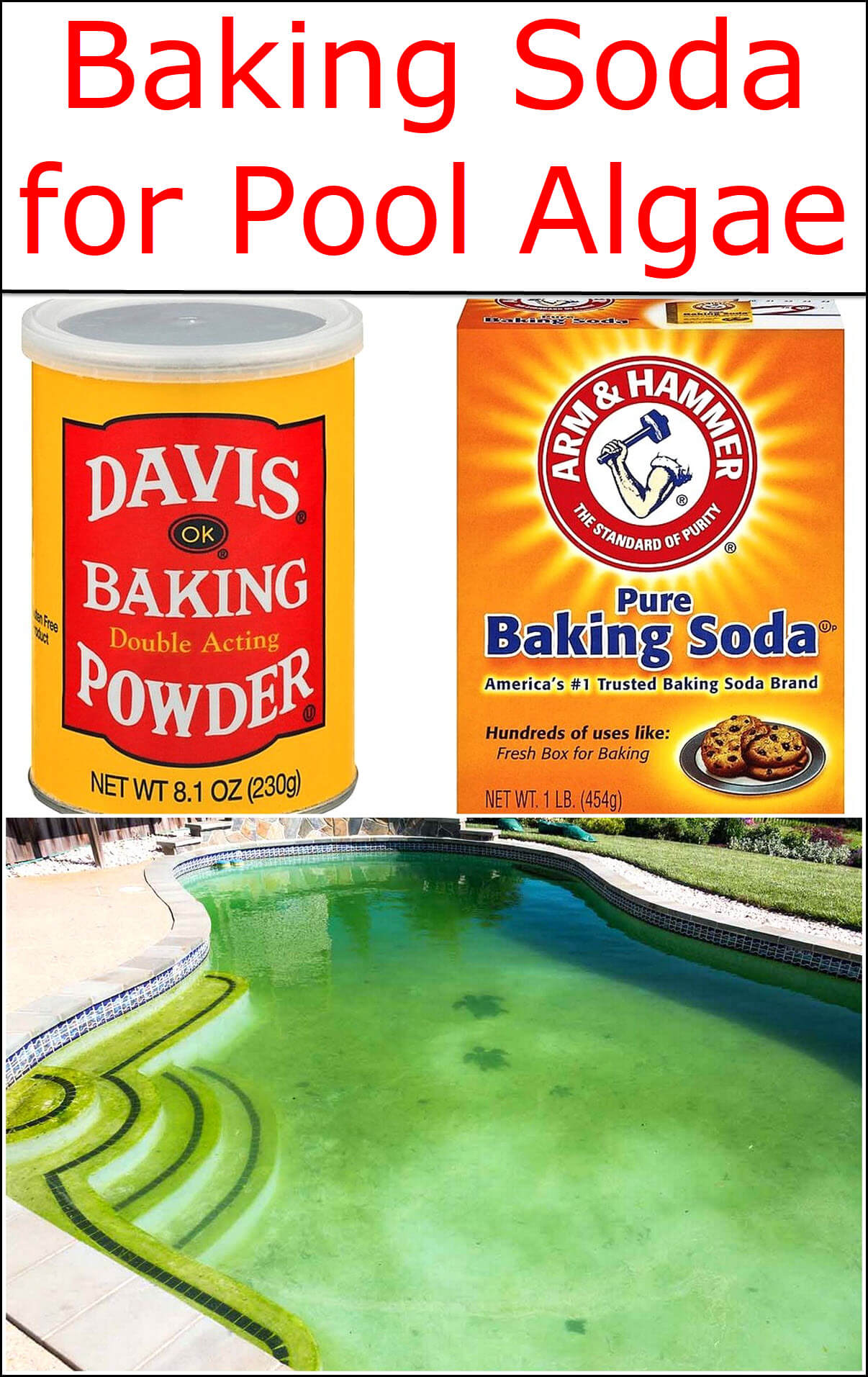 Baking Soda for Pool Algae Baking Soda Uses and DIY Home Remedies.