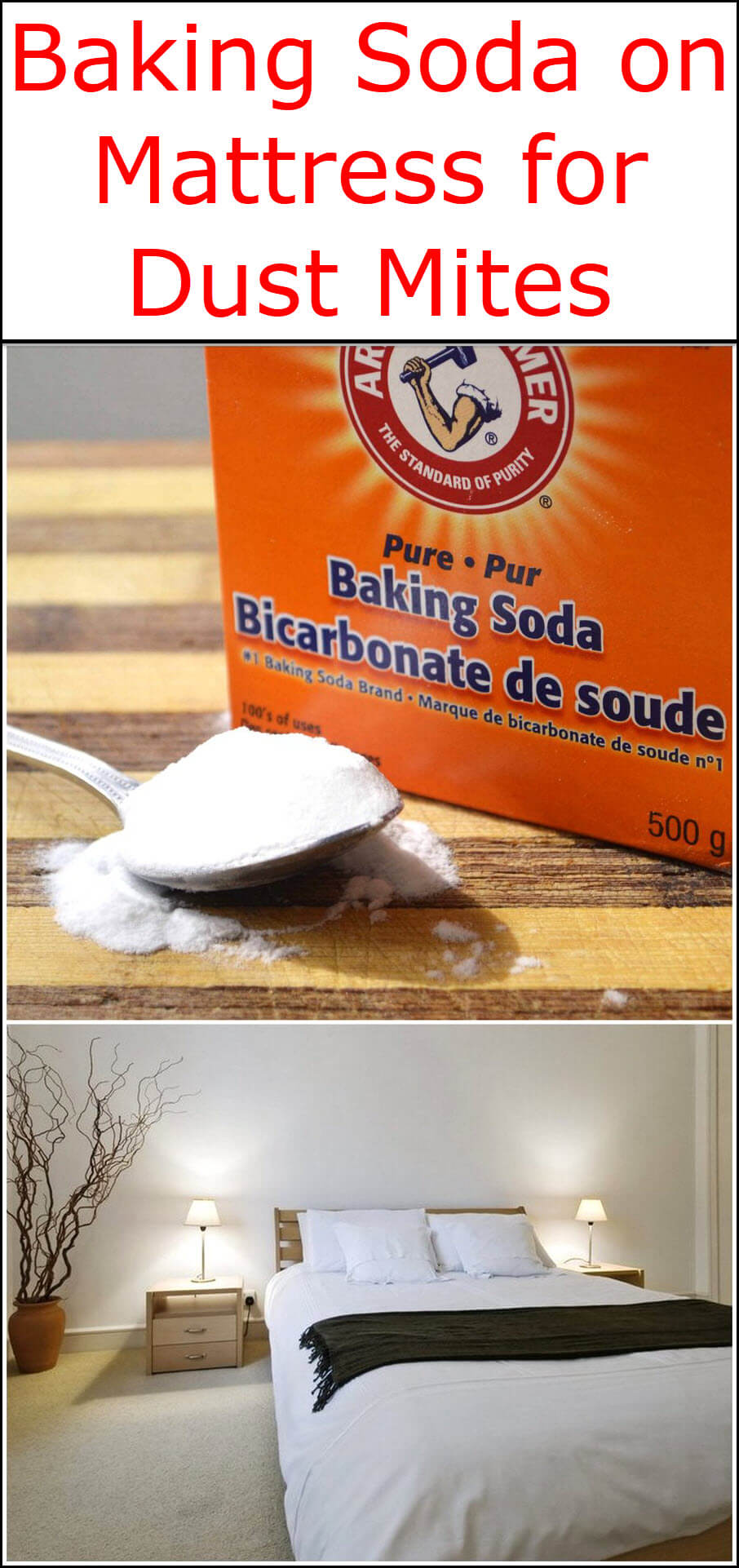 Baking Soda on Mattress for Dust Mites | Baking Soda Uses and DIY Home ...